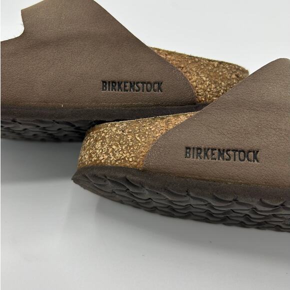 Birkenstock Arizona Sandals Size 34 EU (Kids/Small) Brown Leather Copper Buckles - Picture 4 of 16
